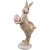 Clayre & Eef 6PR5254 Iepure decorativ bej roz 6x9x18 cm Poliresină