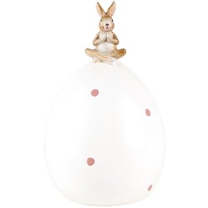 Clayre & Eef 6PR5260 Dekoration Kaninchen auf Ei...