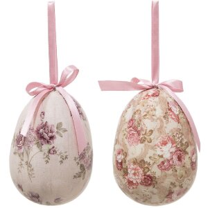 Clayre & Eef 65914 Dekohänger Ei Set 2...