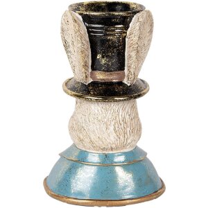 Clayre & Eef 6PR5135 Iepure decorativ albastru verde 19x15x29 cm