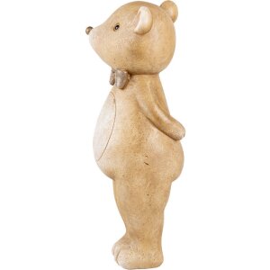 Clayre & Eef 6PR5272 Dekoration Tierfigur Beige 7x7x18 cm Landhausstil