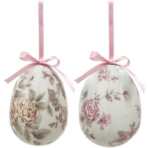 Clayre & Eef 65913 Dekohänger Ei Set 2...