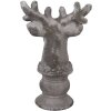 Clayre & Eef 6TE0568 Decorațiune căprioară piatră gri 17x14x26 cm