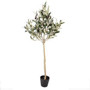 Clayre & Eef 5PL0149 Dekobaum Grün 20x20x90 cm Kunststoff