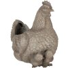 Clayre & Eef 6PR5447 Ghiveci de flori Pui gri 46x30x38 cm Stil rustic