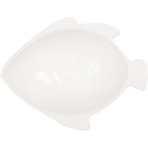 Clayre & Eef 6CEBO0206 Bol pește ceramică alb 12x9x4...
