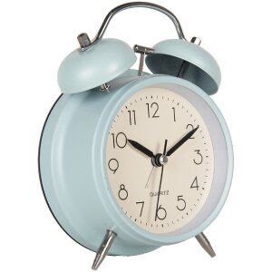 Clayre & Eef 6AC0032LBL Ceas deșteptător analogic...