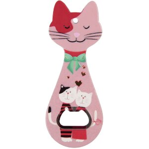 Clayre & Eef 6CE2067 Flaschenöffner Rosa Keramik...