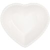 Clayre & Eef 6CEBO0203S Keramik Herzschale 8x8x3 cm 25 ml Weiß