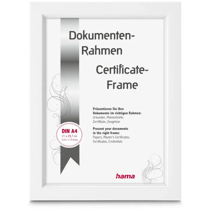 Hama Plastic Frame Chill White DIN A4 21 x 29,7 cm