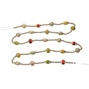 Clayre & Eef 65994 Weihnachtsgirlande Silberoptik 180...