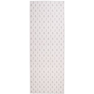 Clayre & Eef BNS64 Tischläufer 50x140 cm Landhausstil Beige Grau Hasenmotiv