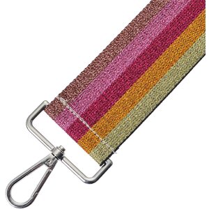 Juleeze JZBS0002 Taschengurt Rosa Gold Orange 5x140 cm verstellbar