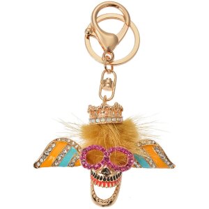 Juleeze JZKC0184 Schlüsselanhänger Gold Rosa...