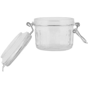 Clayre & Eef 6GL5034 Vorratsglas mit Deckel 10x7x6 cm Landhausstil Glas