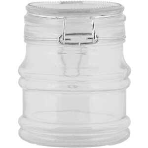 Clayre & Eef 6GL5035 Borcan de depozitare cu capac 9x8x9 cm Sticlă stil țară