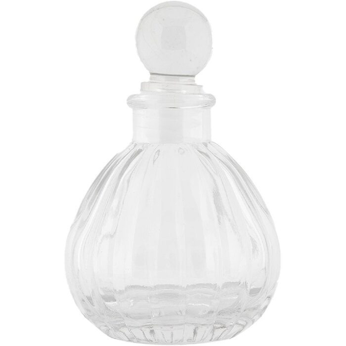 Clayre & Eef 6GL5038 Carafe Sticlă Ø 7x11 cm 100 ml Transparent