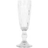 Clayre & Eef Champagnerglas Diamantschliff Ø 7 cm Höhe 20 cm 175 ml