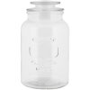 Clayre & Eef Vorratsglas mit Deckel Landhausstil Ø 12x21 cm Transparent