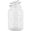 Clayre & Eef Vorratsglas mit Deckel Landhausstil Ø 12x21 cm Transparent
