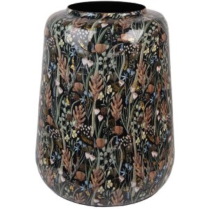 Clayre & Eef 65886 Vaza decorativa Fier Negru Brown...