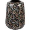 Clayre & Eef 65886 Vaza decorativa Fier Negru Brown Ø 31x40 cm Design botanic