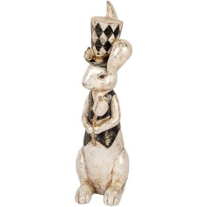 Clayre & Eef Deko-Kaninchen Hasenfigur Vintage...