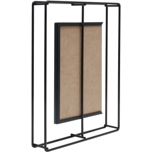 Deknudt S68PD2 Cadru foto metal negru 10x15 cm aspect vintage