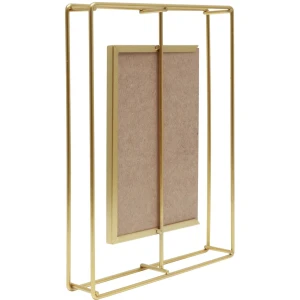 Deknudt S68PD4 Cadru foto metal auriu vintage 10x15 cm