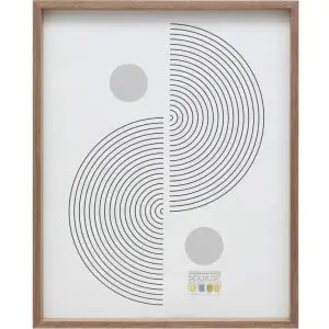 Deknudt S68XH7 ramă foto lemn maro simplu 10x15 cm sticlă transparentă MDF