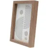 Deknudt S68XH7 ramă foto lemn maro simplu 10x15 cm sticlă transparentă MDF