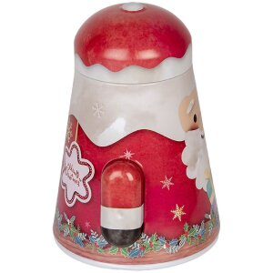 Clayre & Eef Blechdose Weihnachtsmann 12x10x15 cm rot...