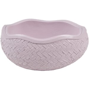 Clayre & Eef Bol cu capac Iepure pe Ouă de Paște Roză 9x13x16 cm