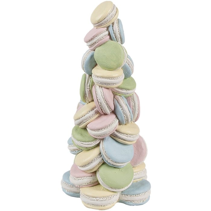 Clayre & Eef 6PR5165 Decorațiune tort macaron Ø 12x25 cm
