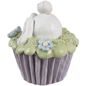 Clayre & Eef 6PR5169 Deko-Kaninchen Weiß...