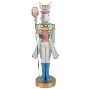 Clayre & Eef Deko-Kaninchen Landhausstil 10x9x31 cm...