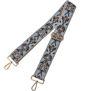 Juleeze JZBS0004 Taschengurt 5x140 cm Beige Blau...