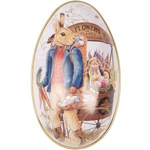 Clayre & Eef Deko-Ei Landhausstil Eisen Weiß...