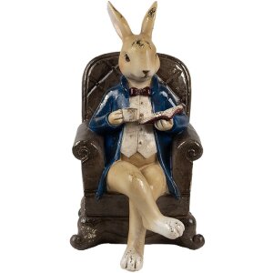 Clayre & Eef 6PR4416 Dekoration Kaninchen 12x10x18 cm