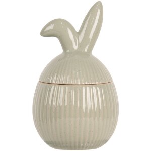 Clayre & Eef 6CE2013 Vorratstopf Keramik Grün 10x10x16 cm Landhausstil