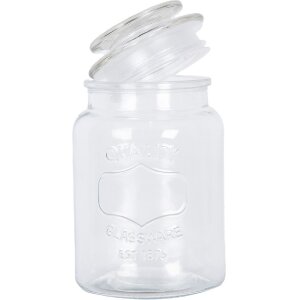 Clayre & Eef 6GL5054 Vorratsglas mit Deckel Ø 11x18 cm Landhausstil