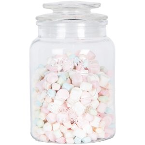 Clayre & Eef 6GL5054 Vorratsglas mit Deckel Ø 11x18 cm Landhausstil