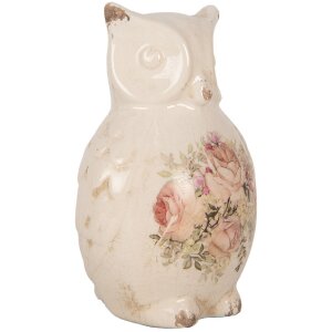 Clayre & Eef Deko-Eule 11x10x17 cm Landhausstil...