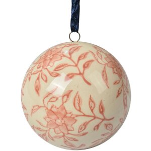 Clayre & Eef 6CE2105M Dekoball Keramik Beige Rosa...