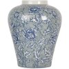Clayre & Eef 6CE2084 Vază ceramică albastru-verde Ø 21 cm Înălțime 26 cm