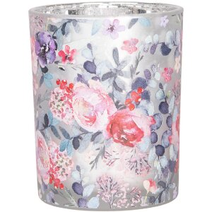 Clayre & Eef 6GL4970 Teelichthalter Set 2tlg Glas...