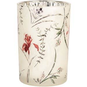 Clayre & Eef 6GL4979 Teelichthalter Glas Beige...