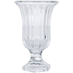 Clayre & Eef 6GL5029 Glasvase Transparent Ø 12 cm Höhe 19 cm