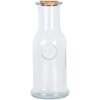Clayre & Eef Dekorationsflasche mit Korkdeckel Ø 9x21 cm Transparent
