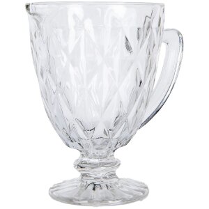 Clayre & Eef 6GL5045 Ulcior de sticlă 1000 ml Transparent